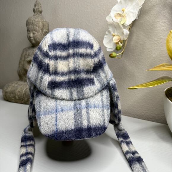 Free People hat plaid trapper hat fall winter boho cozy - Picture 6 of 12